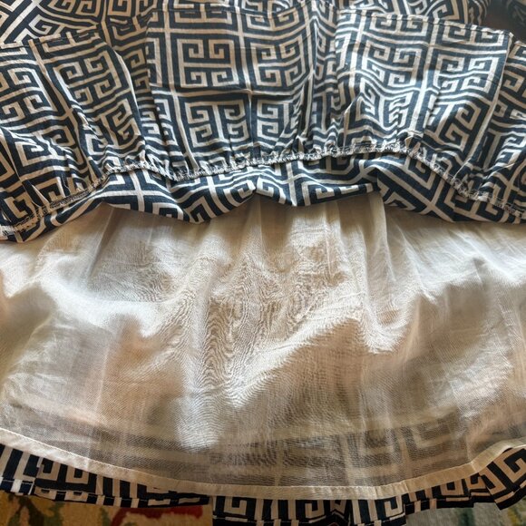 JUST DARVINY GREEK KEY DESIGN DRESS ~ NWT ~ SIZE XL - Picture 5 of 6